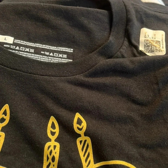 “i can’t keep calm it’s my son’s 2nd birthday” Women’s Novelty Crew Neck T BLK L - Picture 3 of 3